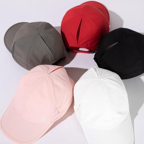 Women’s Water-Resistant Nylon Baseball Cap UPF 50+ Breathable Ponytail Sports main image 4
